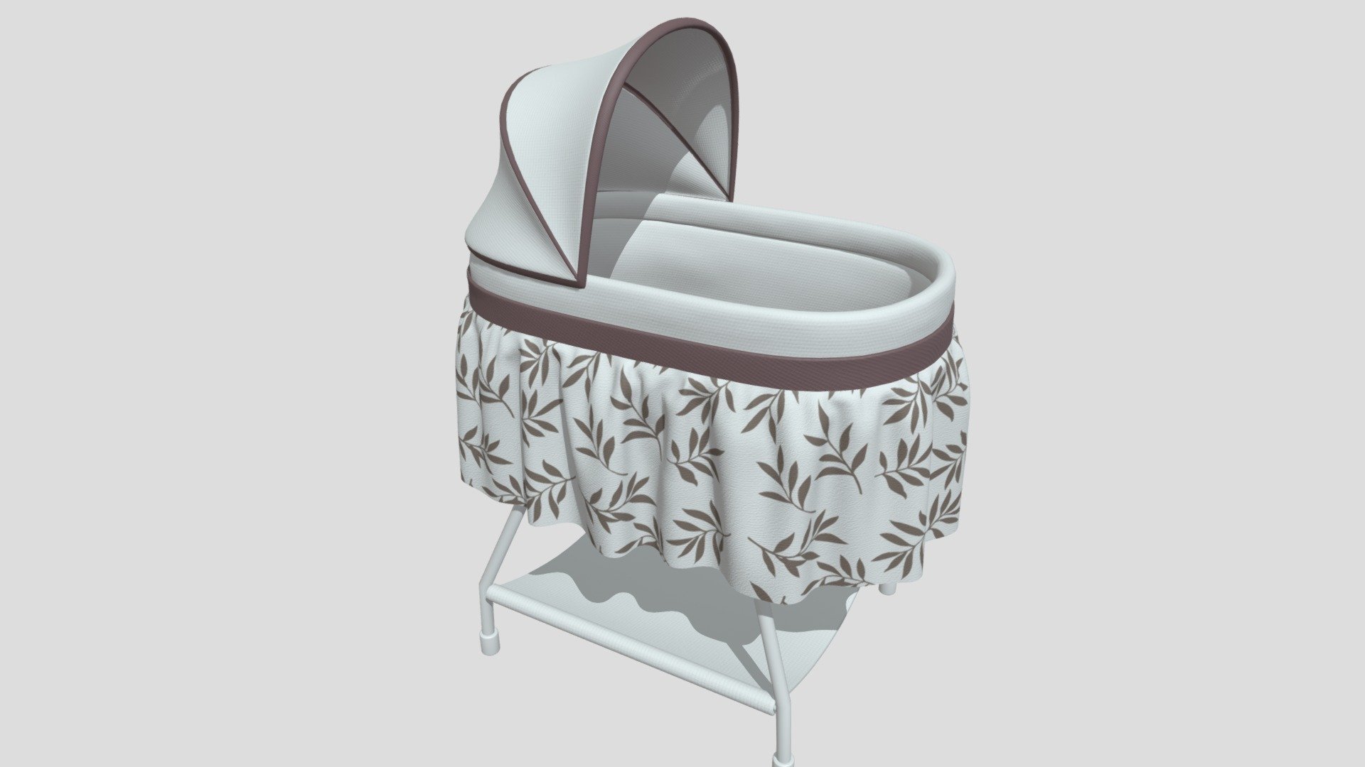 Format： FBX

Textures (4k PNG files, 4096*4096 ) include: base color , roughness and normal

Polygon count: 28859

UV mapped - Bassinet - Portable Crib - Buy Royalty Free 3D model by Chloe-Li-3D 3d model