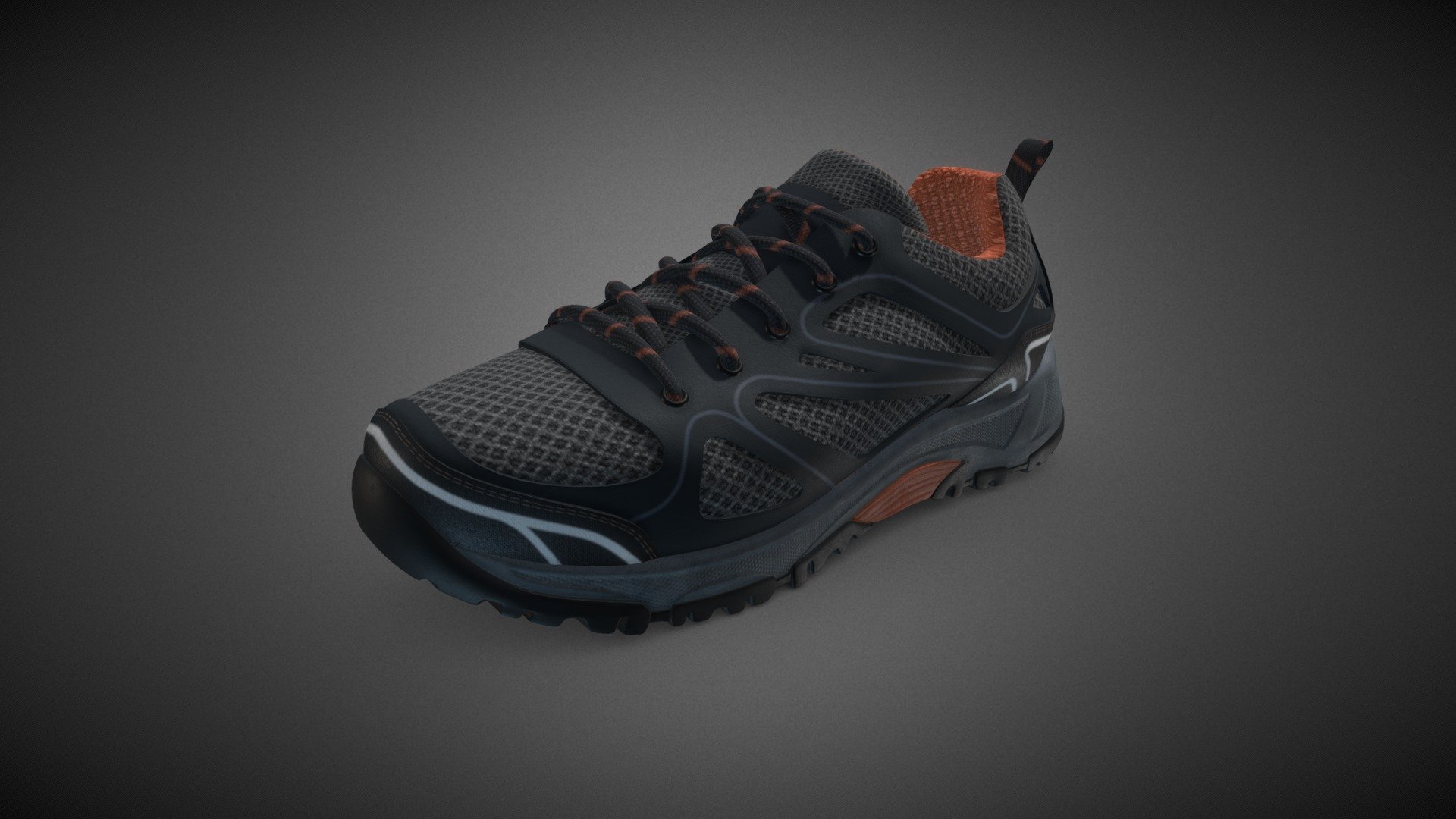 Sports shoes are a type of footwear that is used to perform different types of sports. It generally has a body made of leather, canvas and/or synthetic materials, and a rubber sole that offers greater adherence, as well as flexibility.

-LOW POLY It contains a .rar with the asset in .fbx format 2MB, with 4 material and textures in x2048 .jpg -Color -Metalic -Normal map -Roughness.

-Number of vertices 33.840.

-Real-world scaled model.

-Ready for game or stage adornment 3d model