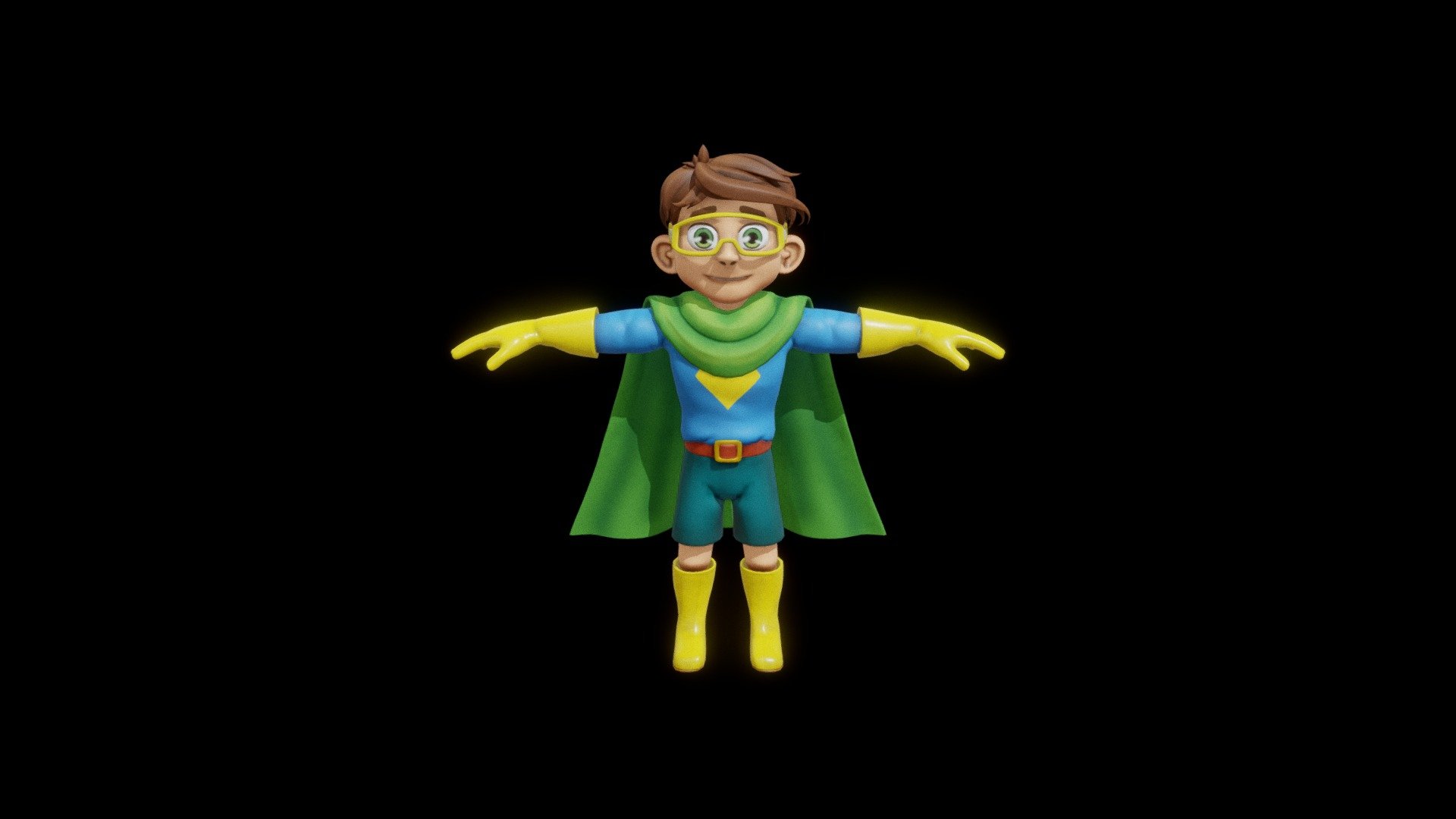 Hero Boy - 3D model by KEWAG (@kewag.ch) 3d model