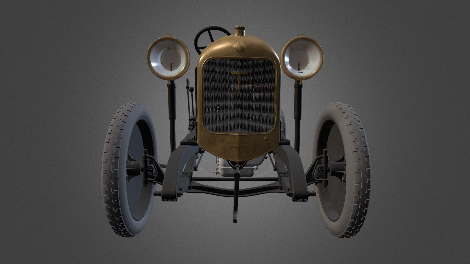 En 1913, Adrien Morin créé l’établissement de construction automobiles le Garage Moderne à Thouars (Deux-Sèvres). Pendant 12 ans, il tente percer dans le secteur avec ses automobiles TUAR. Il ne trouvera jamais vraiment le succès commercial, malgré des victoires en course automobiles devant Bugatti. En sept ans, seules 150 voitures furent fabriquées.

Ce châssis automobile est un châssis de Tuar B3 type B3-12HP datant de 1920. Il devait être carrossé en torpédo 4 places et équipé d’un moteur Chapuis-Dornier 12HP (à 1400 tours par minute). Récupéré sous forme d’épave, patiemment restauré, c’est l’unique exemplaire conservé à ce jour ; neufs furent produits. 

N° d’inv. : 2013.1.1 issu des collections du musée Henri Barré de Thouars (79 - France). Voir la fiche dans notre base de données en ligne.

Modélisation après numérisation réalisée par l'entreprise Digiscan 3D - Châssis de voiture TUAR - Download Free 3D model by Alienor.org, Conseil des musées (@alienor.org) 3d model