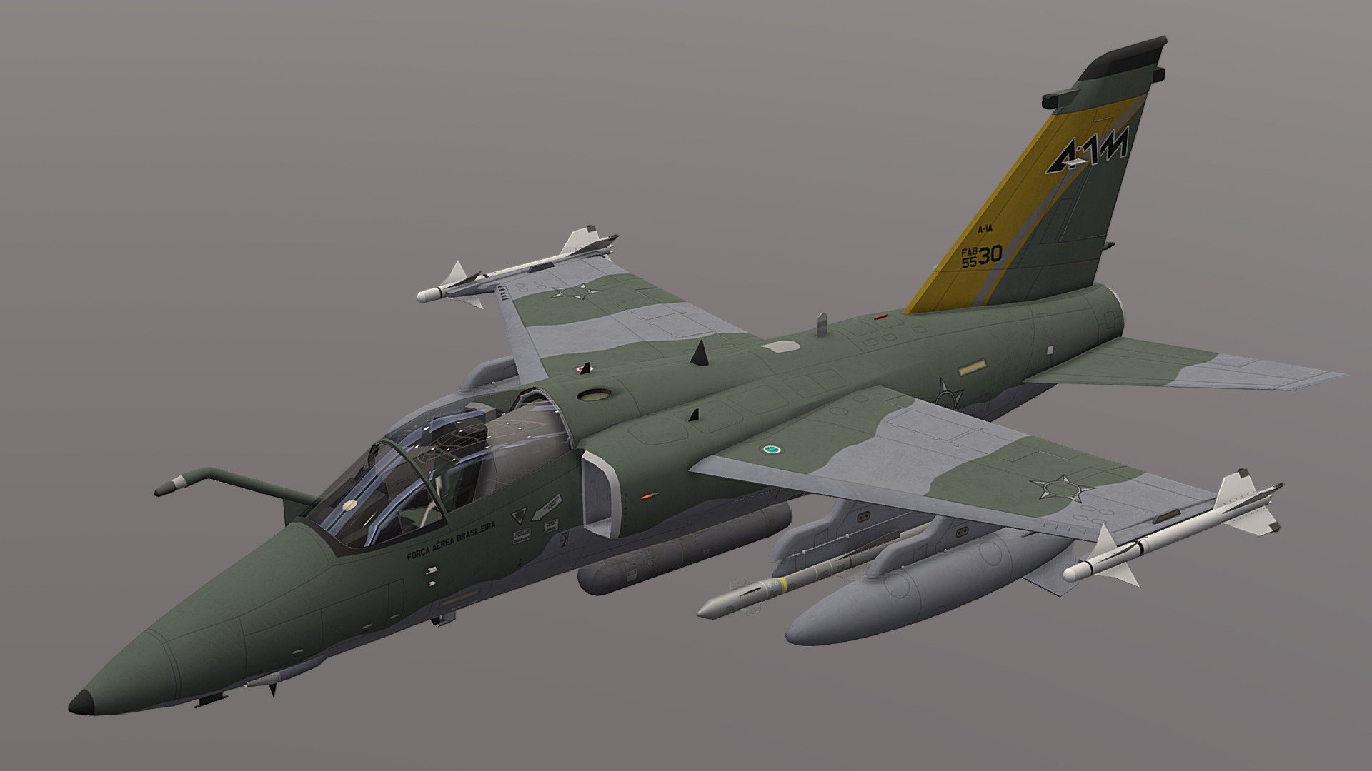 The AMX is capable of operating at high subsonic speeds at low altitude , both day and night, and if necessary, from poorly equipped bases or with damaged runways. The fighter has a relatively low infrared signature and reduced radar frontal section to improve its mission success rate.

Ace Combat 7: Skies Unknown ( Aircraft Mod )

Original Model : Simaoelis
Revised Model : RythusOmega
Mod : RythusOmega - AMX A-1M Aermacchi / Embraer - 3D model by Simaoelis3D (@Simaoelis-3d) 3d model