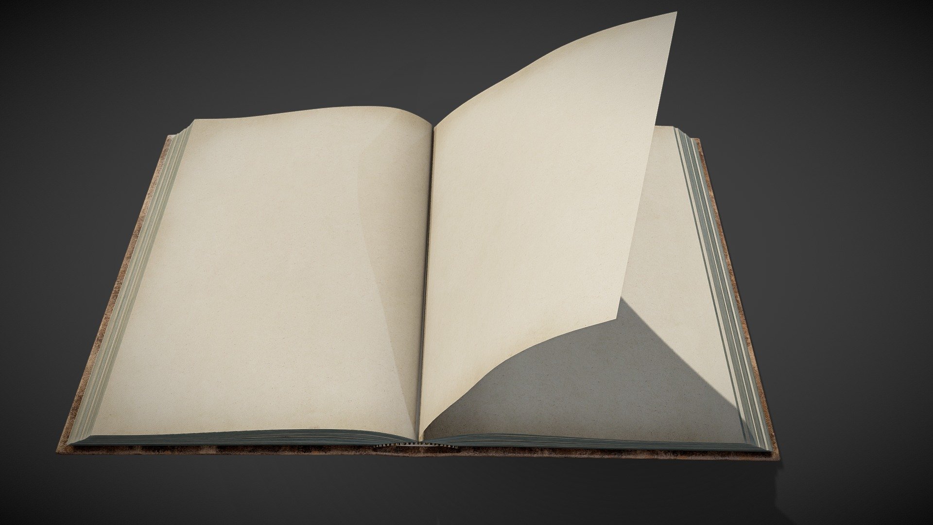 Old book with empty pages to be filled with your content.
Contact me, if you need help with that.




animated

unwrapped

PBR textured

includes a separate Blender file fot better quality
 - Old Book - Buy Royalty Free 3D model by cyberhirsch 3d model