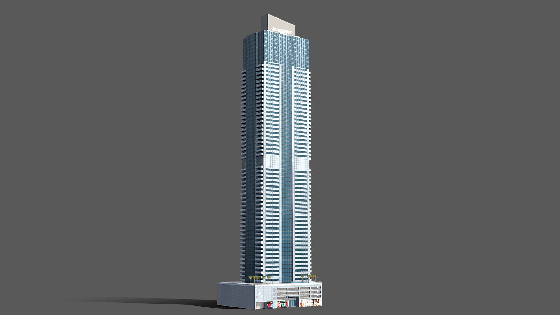 MAG 218 Tower - Dubai Marina - Buy Royalty Free 3D model by 1Quad (@1.Quad) 3d model