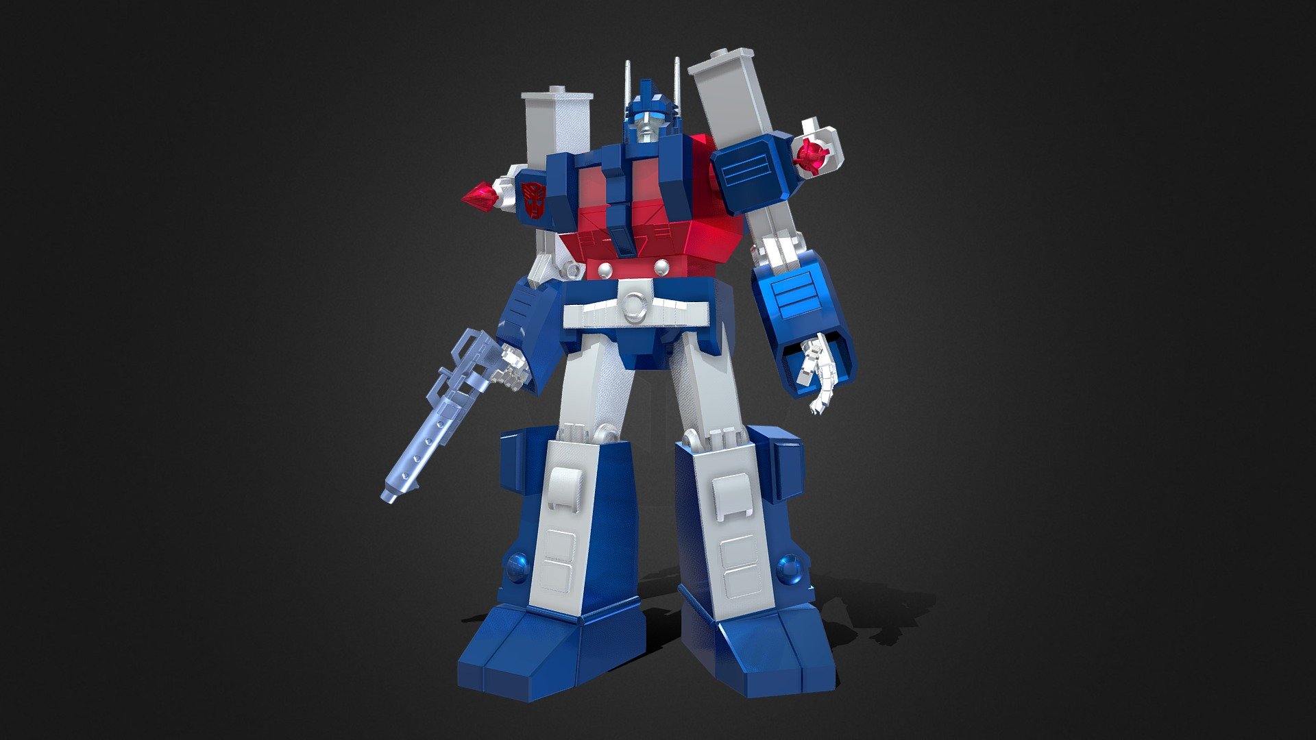 If you’re interested in purchasing any of my models, contact me @ andrewdisaacs@yahoo.com

Ultra Magnus from Transformers The Movie and Season 3 of the Transformers G1 cartoon.

Made by myself in 3DS Max 3d model