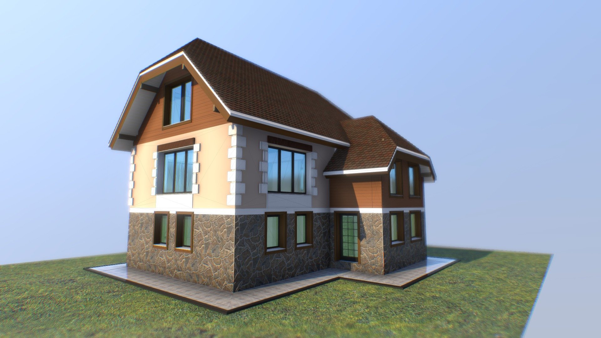 Hello!
If you have any questions about my models contact me - 3 level house exterior sample - Buy Royalty Free 3D model by VRA (@architect47) 3d model