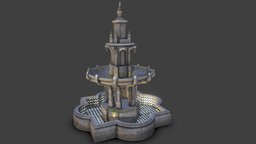 Fountain (2015) fountain, progress, 3d-model, happiness