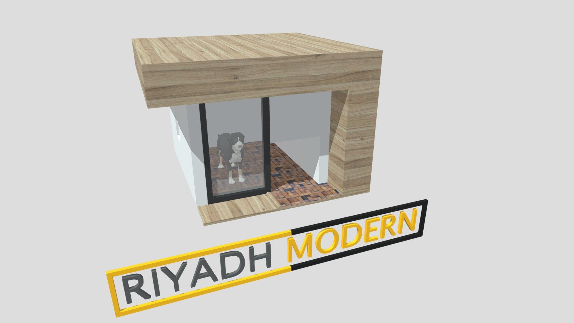 Modern doghouse
The front bottle is designed to match the design of the modern home, and is very simple and attractive, and helps ventilation to and from the window, and the front bottle provides an aesthetic vision.
Hope you like it :) - HOME DOG MODERN - Download Free 3D model by Riyadh Modern (@naif6633) 3d model
