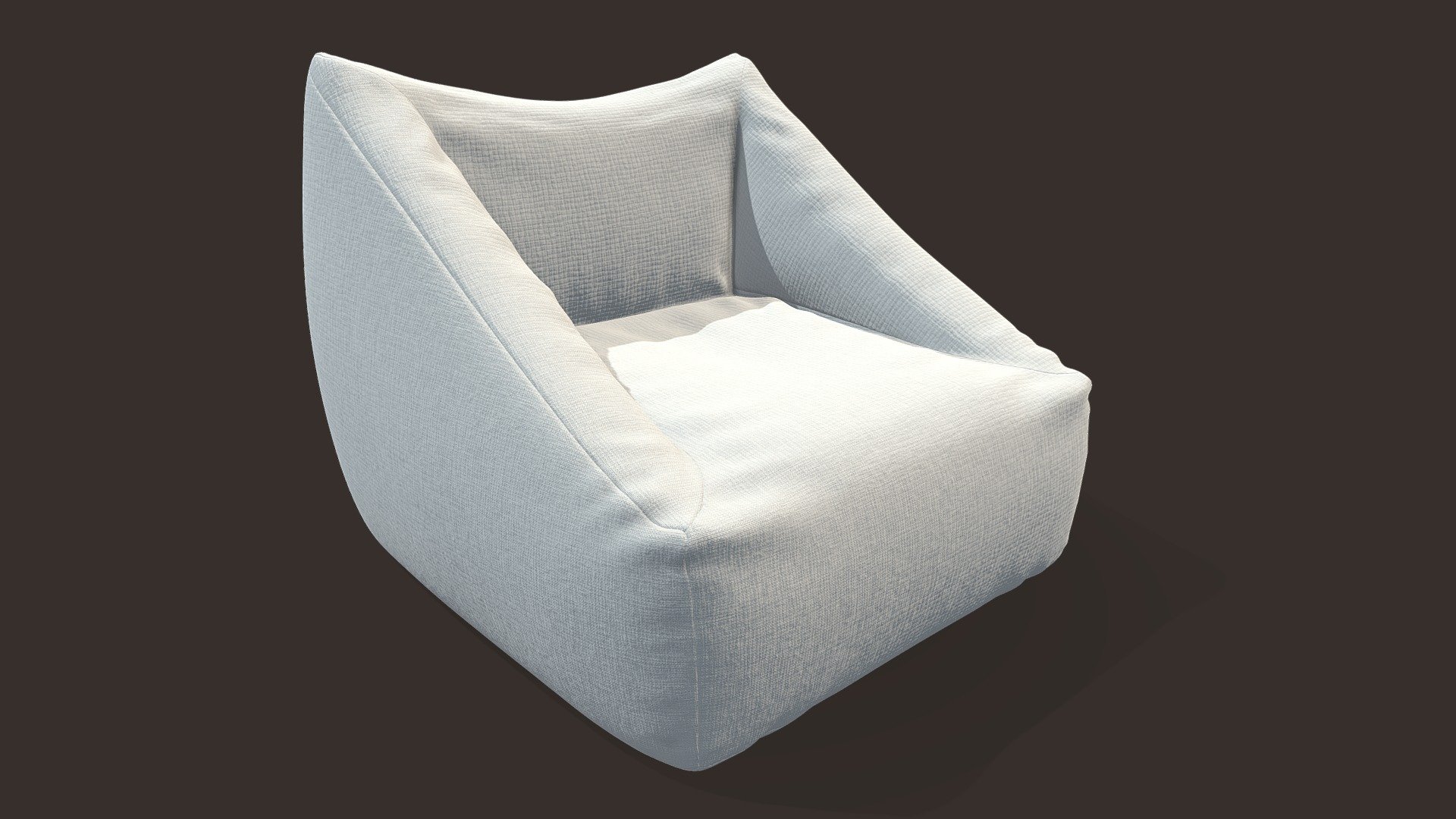 Fabric Chair is a model that will enhance detail and realism to any of your rendering projects.
The model has a fully textured, detailed design that allows for close-up renders, and was originally modeled in Blender 3.5, Textured in Substance Painter 2023 and rendered with Adobe Stagier Renders have no post-processing.

Features: 
-High-quality polygonal model, correctly scaled for an accurate representation of the original object. 
-The model’s resolutions are optimized for polygon efficiency. 
-The model is fully textured with all materials applied. 
-All textures and materials are included and mapped in every format. 
-No cleaning up necessary just drop your models into the scene and start rendering.
-No special plugin needed to open scene.

Measurements: Units: M

File Formats: Blender 3.5(Cycles) OBJ FBX

Textures Formats: 4k,. (message me for a custom size ex 1k,2k,8k)
If you need a custom label don’t hesitate to contact me through support 3d model