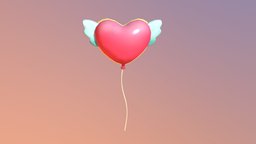 Heart Balloon heart, balloon, love, gamejam2019