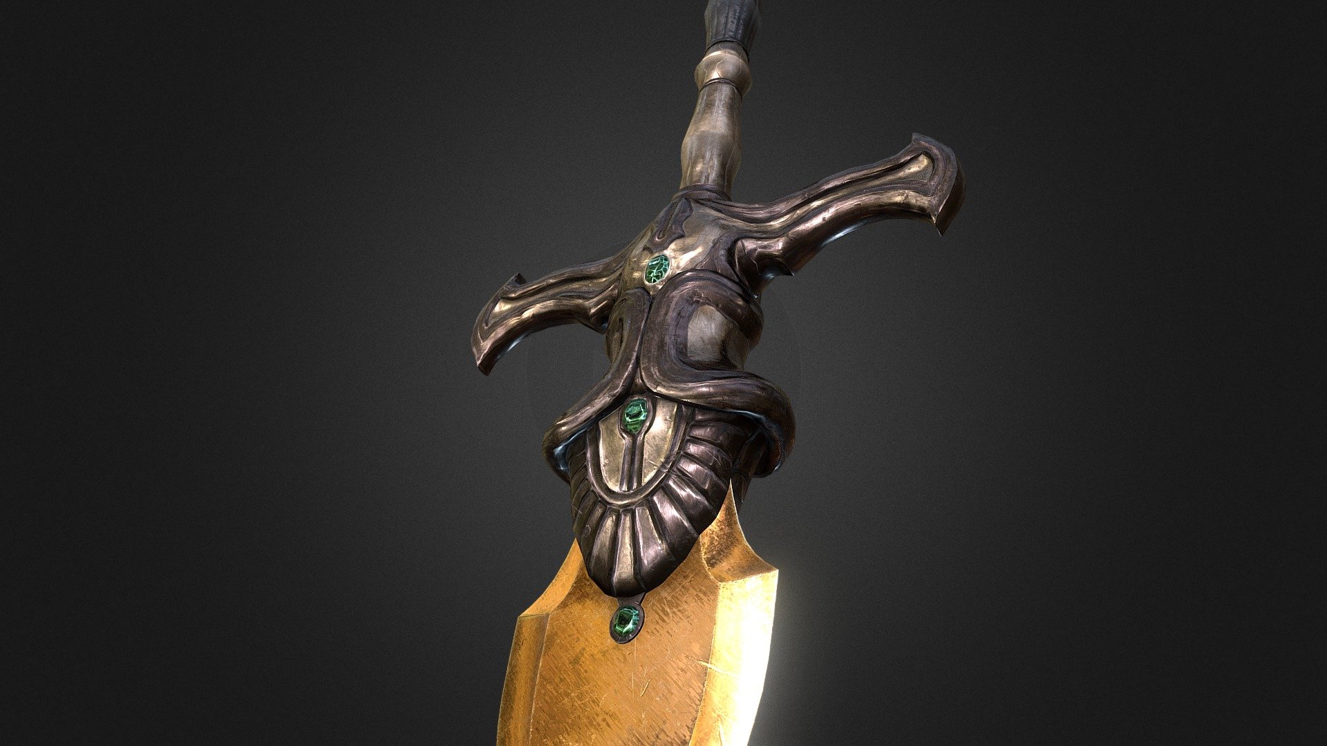 Fan-art model of Ike's sword (from Fire Emblem: Path of Radiance). 7k tris, game-engine ready 3d model