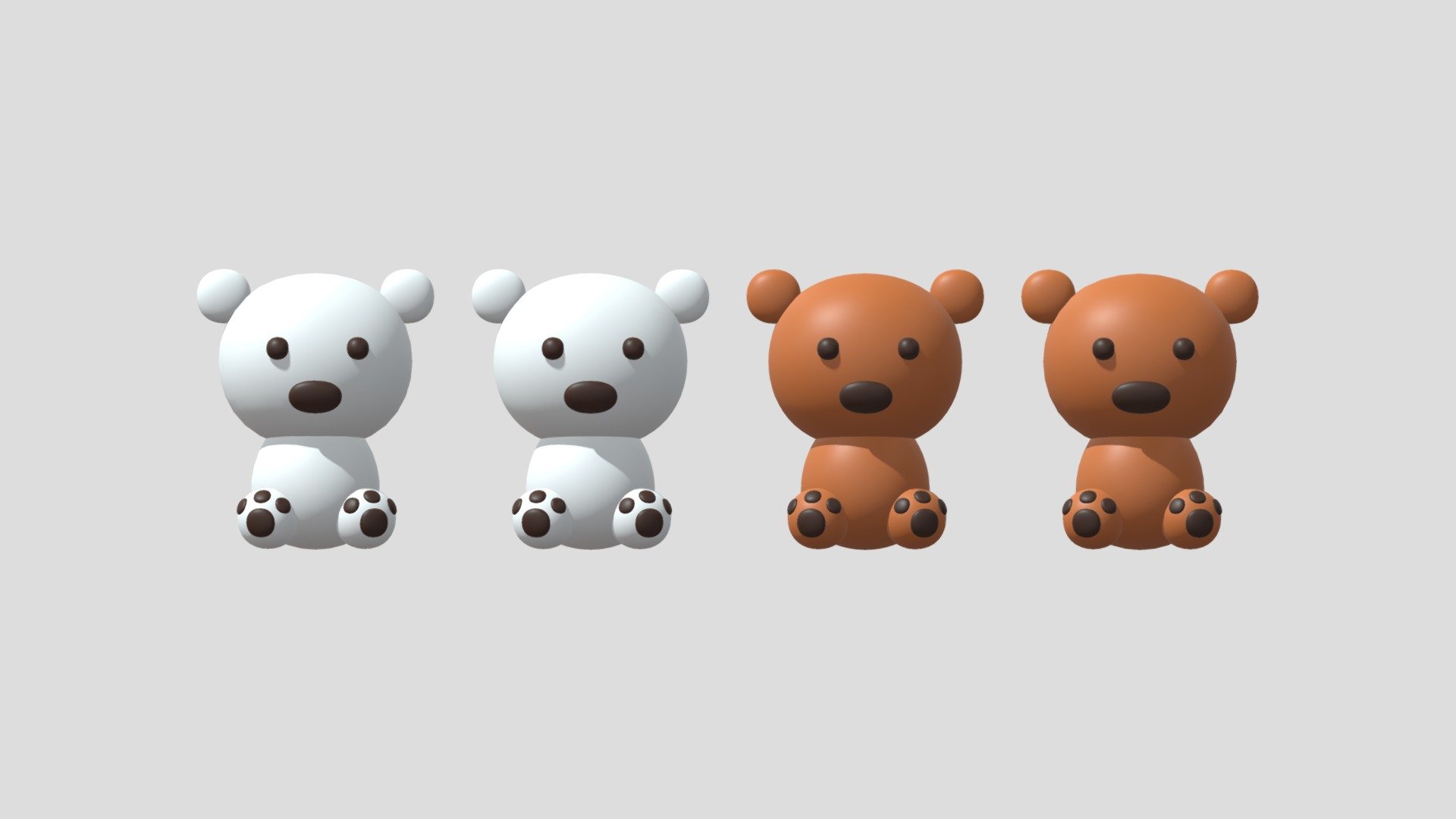 -Cartoon Cute Bear Head.

-This product contains 32 objects.

-High Poly : Verts : 14,288 Faces : 14,336.

-Mid Poly : Verts : 5,456 Faces : 5,504.

-Materials and objects have the correct names.

-This product was created in Blender 2.935.

-Formats: blend, fbx, obj, c4d, dae, abc, stl, glb, unity.

-We hope you enjoy this model.

-Thank you 3d model