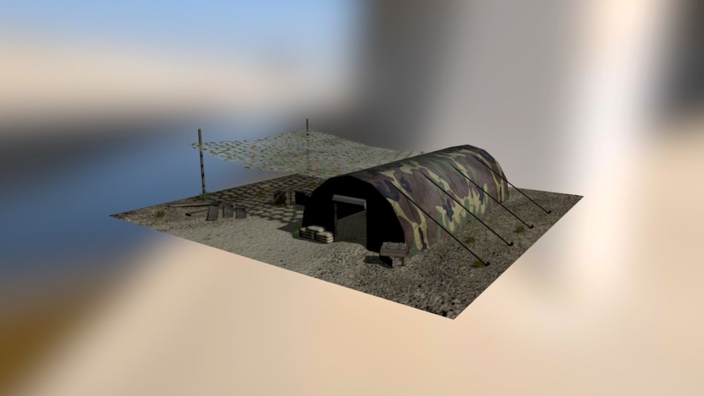 3D Military Scene - 3D model by momakoto 3d model