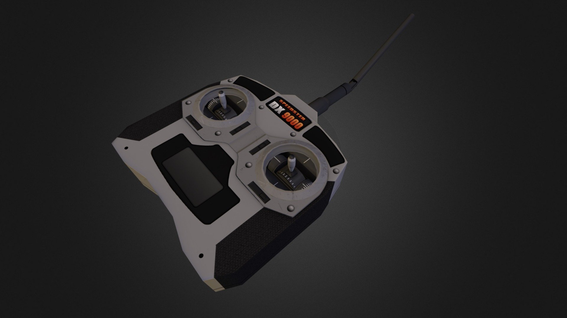 The remote to an RC Car - RC Car Remote - 3D model by mentallic3d 3d model