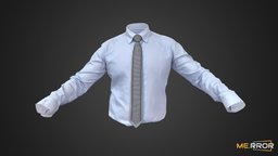 SkyBlue Shirt Tie shirt, work, fashion, upper, business, ar, tie, 3dscanning, working, outfit, formal, skyblue, photogrammetry, 3dscan, male-fashion, noai, fashion-scan, formal-fashion, skyblue-tie, tie-fashion