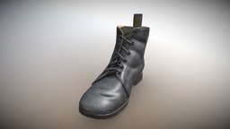 Weimar Republic police boot police, leather, german, historical, foot, boots, germany, footwear, weimar, deutschland, 1920s, polizei, black