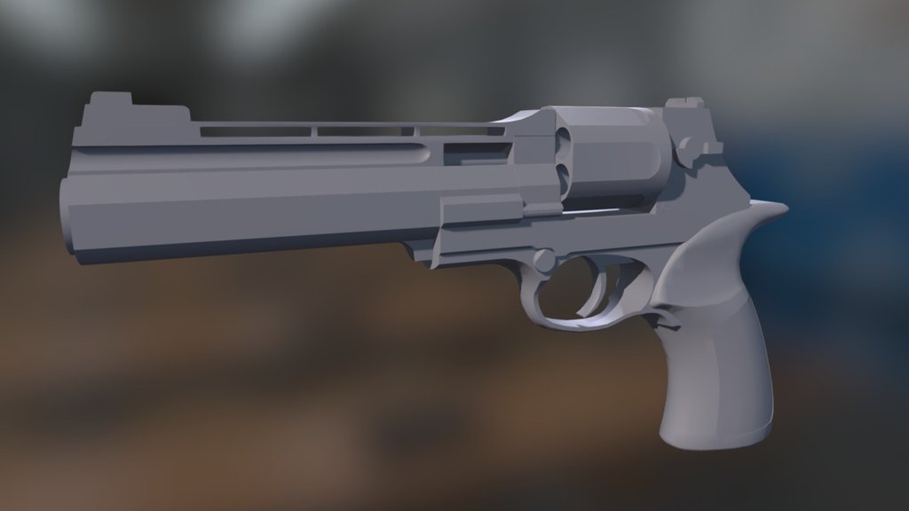 Mateba 6 Revolver - 3D model by phil.harmoniq 3d model