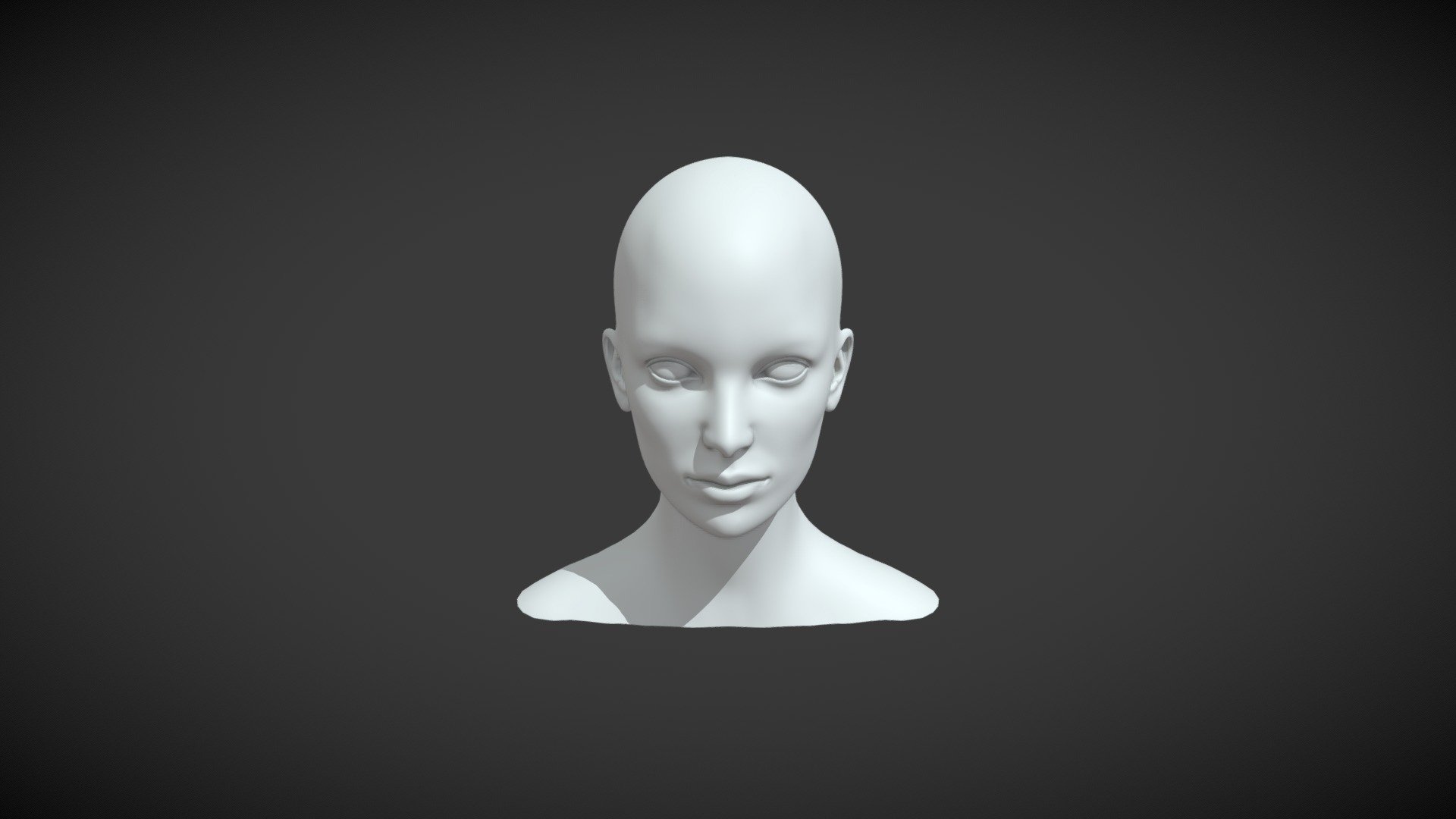 Female Head Realistic Base Mesh 3D Model  is completely ready to be used as a starting point to develop your characters.

Good topology ready for animation.

Technical details:




File formats included in the package are: FBX, OBJ, GLB, ABC, DAE, PLY, x3d, BLEND, gLTF (generated), USDZ (generated)

Native software file format: BLEND

Polygons: 63,702

Vertices: 63,567

Blender scene included.

This model is part of the pack https://sketchfab.com/3d-models/male-female-head-realistic-base-mesh-3d-model-0af59227ebdf4ba492f222186f4fca96

Buying the model from the pack will save you 25% (compared to purchasing all models separately) 3d model