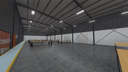 DIRECCIÓN DE MANTENIMIENTO [UAEH] product, archicad, garage, warehouse, concrete, vr, factory, interior, industrial, light