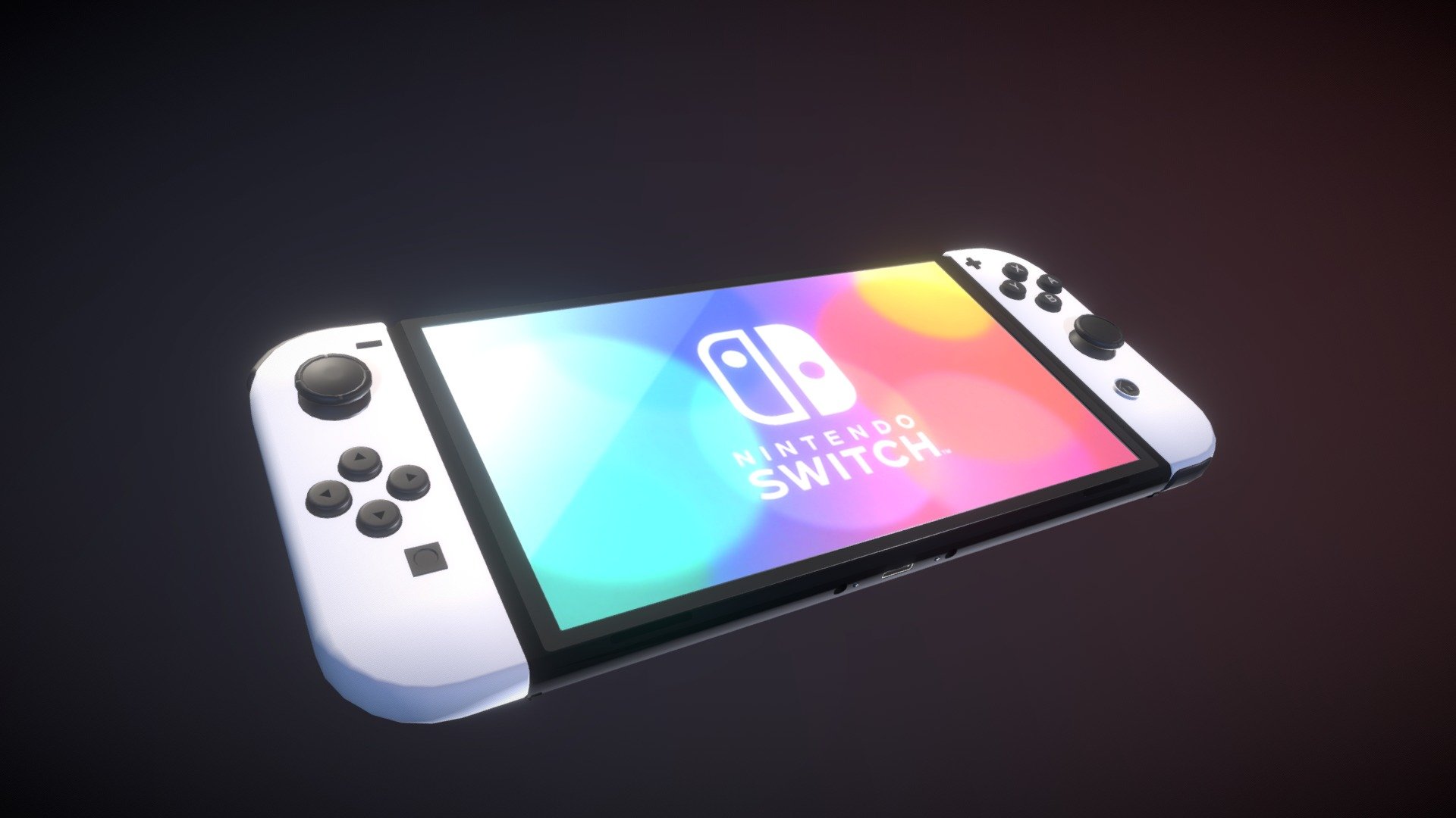 Nintendo Switch OLED - 3D model by Jan (@jan_neves) 3d model