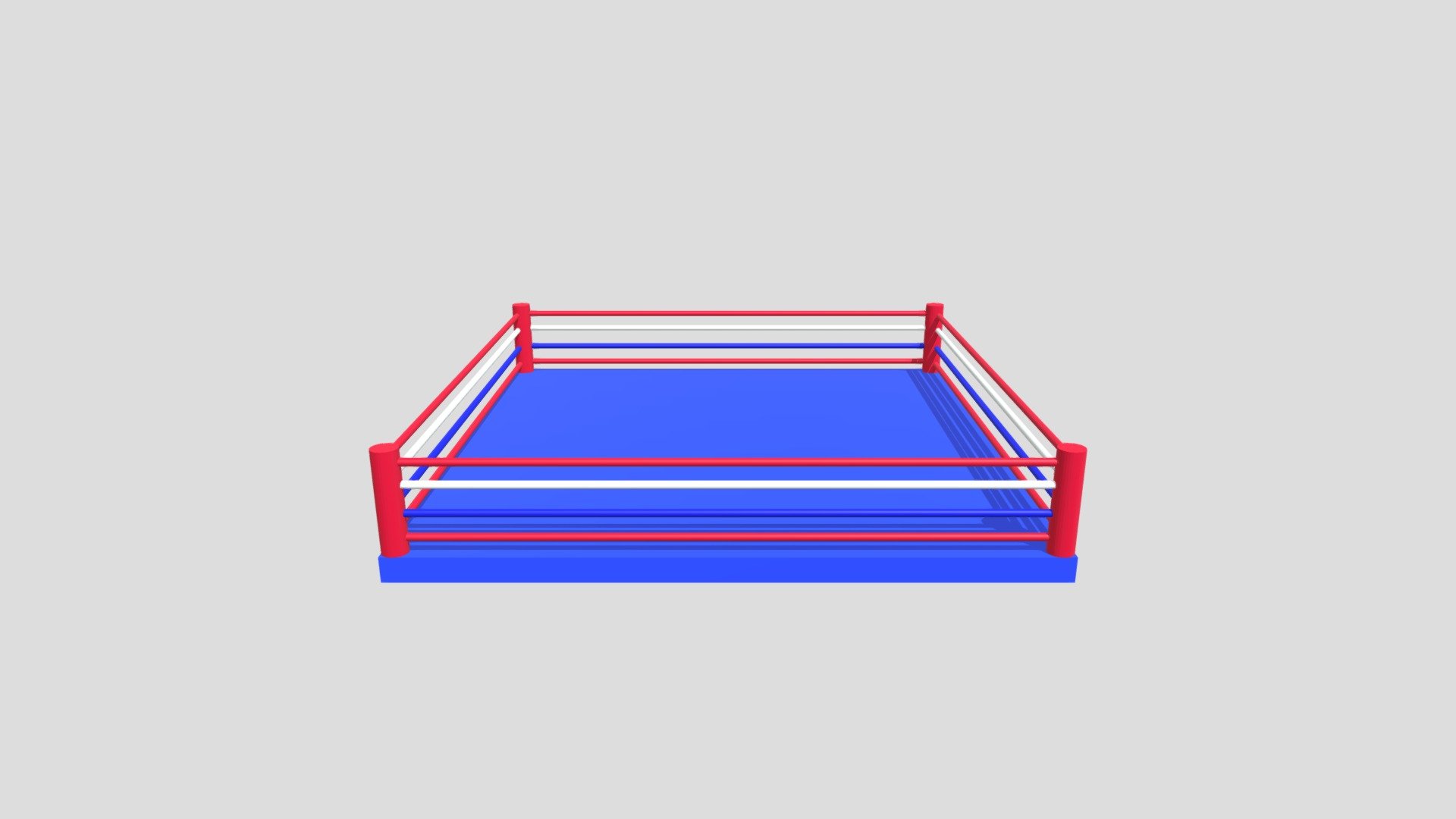 Boxing Ring - 3D model by jalee50 3d model