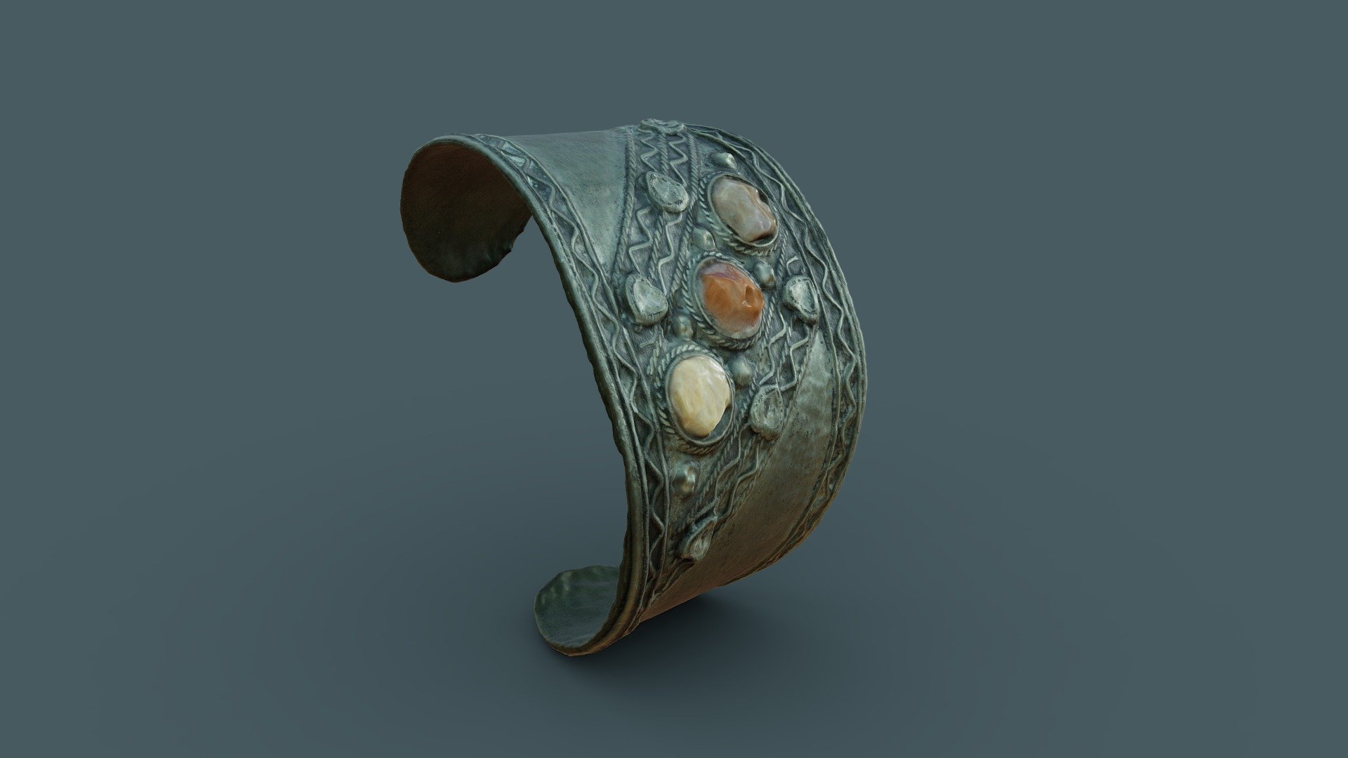 Thanks @amandasonnenschein for letting me borrow your bracelet! 

Scanned with Reality Capture 
PBR materials made in Substance 
Cleanup in blender 

Day 28

twitter.com/austinbeaulier
instagram.com/austinbeaulier - Inset stone bangle bracelet - Buy Royalty Free 3D model by Austin Beaulier (@Austin.Beaulier) 3d model