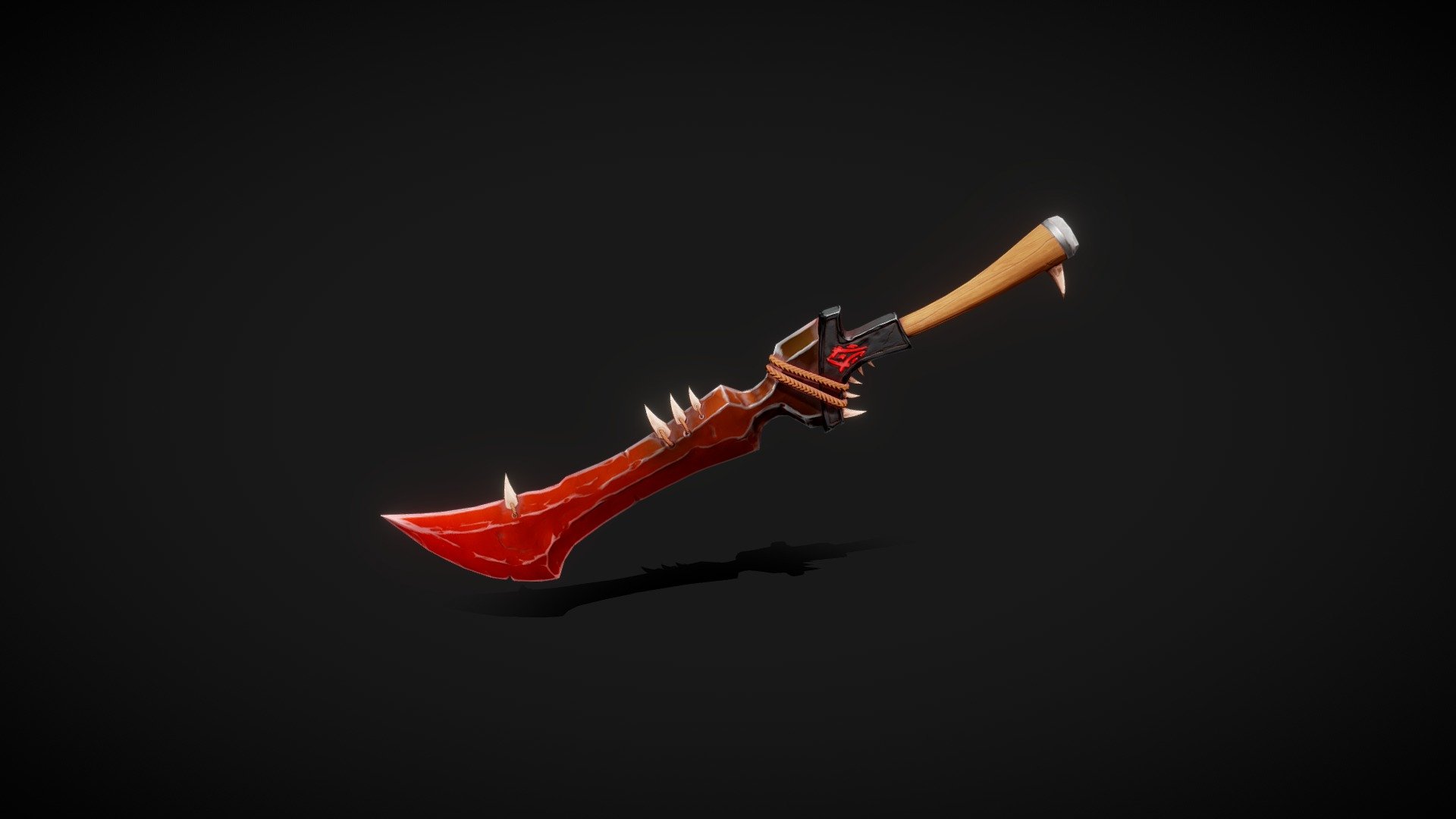 World of Warcraft themed stylized sword made with ZBrush, Maya, Substance Painter.
Texture painted in Substance Painter.
Around 3628 Tris, 1882 Faces - Stylized Sword - Buy Royalty Free 3D model by Eldwin 3d model
