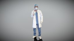 African-American doctor with diagnostic tool 400 archviz, scanning, surgical, people, clinic, doctor, visualization, young, african, realistic, uniform, surgery, medicine, sale, malecharacter, male-human, photoscan, realitycapture, photogrammetry, pbr, lowpoly, scan, man, medical, human, male, highpoly, scanpeople, deep3dstudio, realityscan, scanphotogrammetry