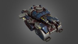 StarCraft Siege Tank starcraft2, starcraft, tank, blender, scifi, sci-fi