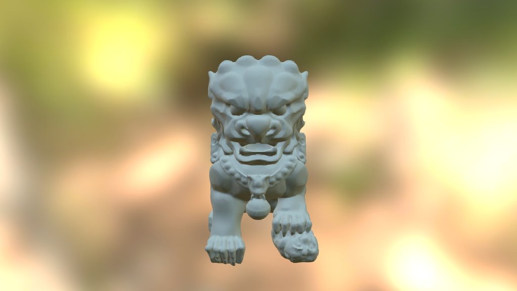 Lion B - 3D model by FacFox (@michaeledi) 3d model