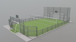 Multisport field field, soccer, fbx, tennis, futbol, badminton, volleyball, tenis, cancha, model, multisport