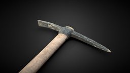 Pickaxe Old 3D scan