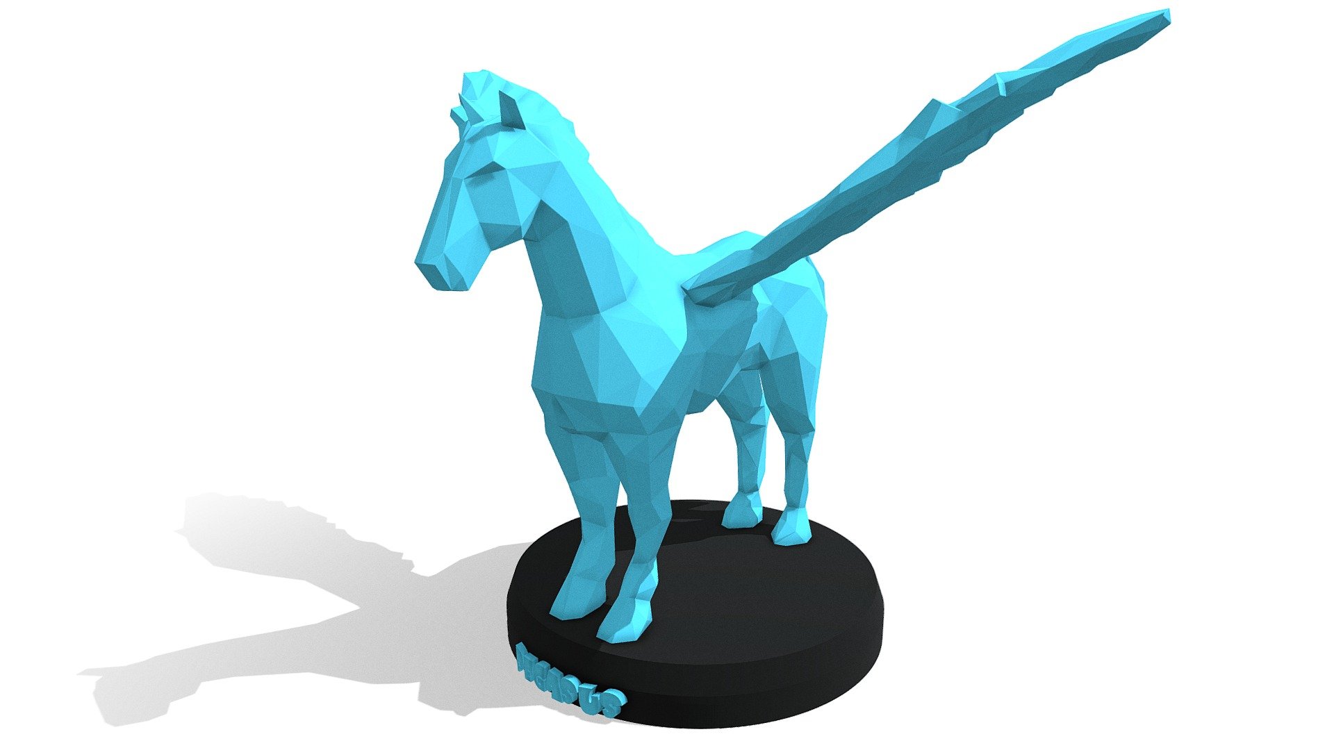 Polygonal 3D Model with Parametric modeling with gold material, make it recommend for :




Basic modeling 

Rigging 

sculpting 

Become Statue

Decorate

3D Print File

Toy

Have fun  :) - Poly Pegasus - Buy Royalty Free 3D model by Puppy3D 3d model