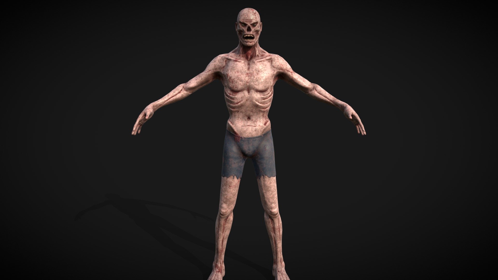 Zombie - 3D model by Maciej Jasiński (@jasiej) 3d model