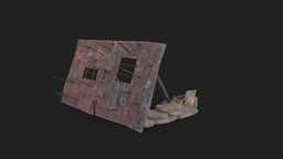 Survival Shield survival, props, game-ready, unreal-engine, ue4, unity, low-poly, asset, pbr, horror
