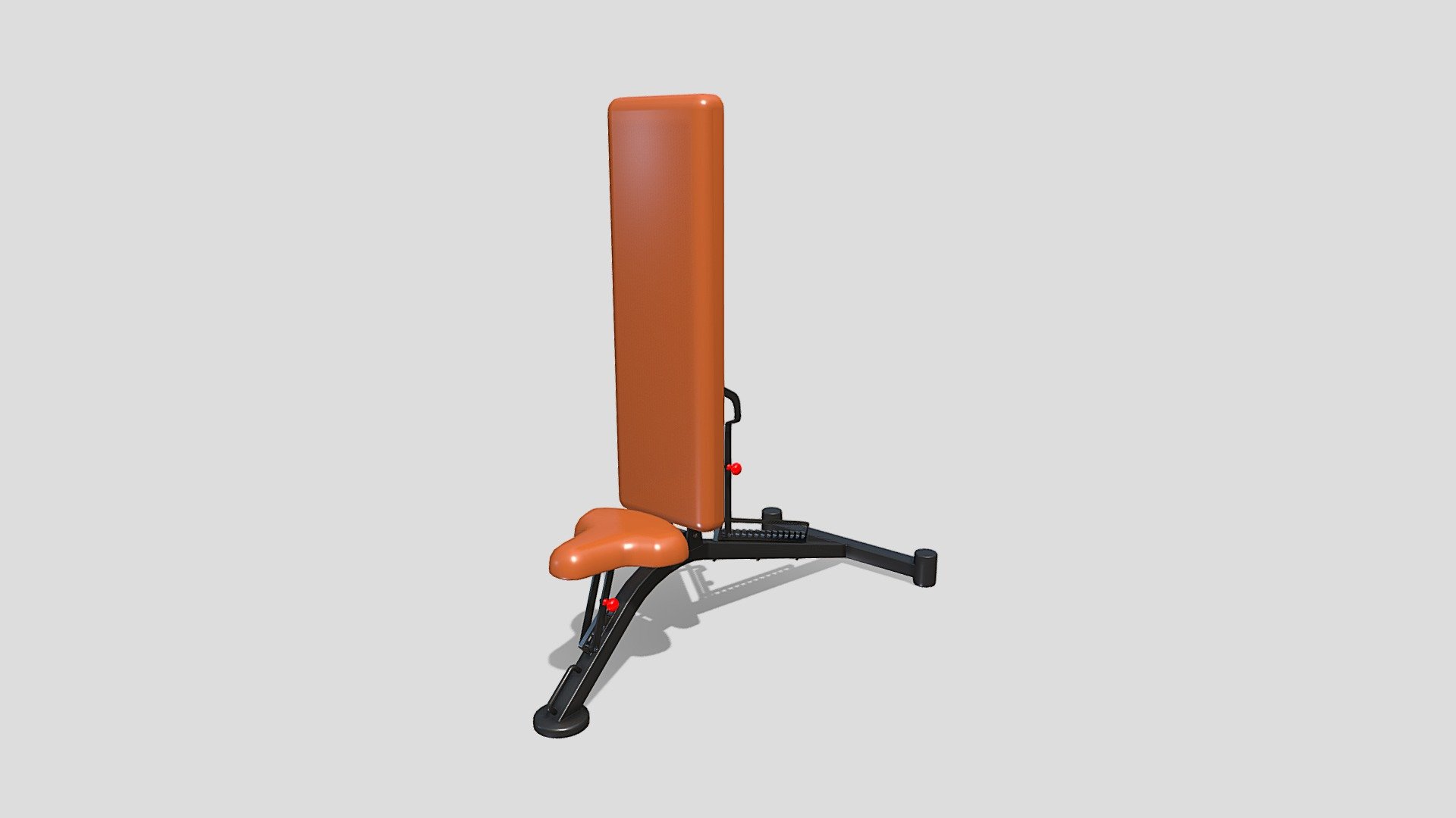 Gym machine 3d model built to real size, rendered with Cycles in Blender, as per seen on attached images. 

File formats:
-.blend, rendered with cycles, as seen in the images;
-.obj, with materials applied;
-.dae, with materials applied;
-.fbx, with materials applied;
-.stl;

Files come named appropriately and split by file format.

3D Software:
The 3D model was originally created in Blender 3.1 and rendered with Cycles.

Materials and textures:
The models have materials applied in all formats, and are ready to import and render.
Materials are image based using PBR, the model comes with four 4k png image textures.

Preview scenes:
The preview images are rendered in Blender using its built-in render engine &lsquo;Cycles'.
Note that the blend files come directly with the rendering scene included and the render command will generate the exact result as seen in previews.

General:
The models are built mostly out of quads.

For any problems please feel free to contact me.

Don't forget to rate and enjoy! - Adjustable Bench - Buy Royalty Free 3D model by dragosburian 3d model