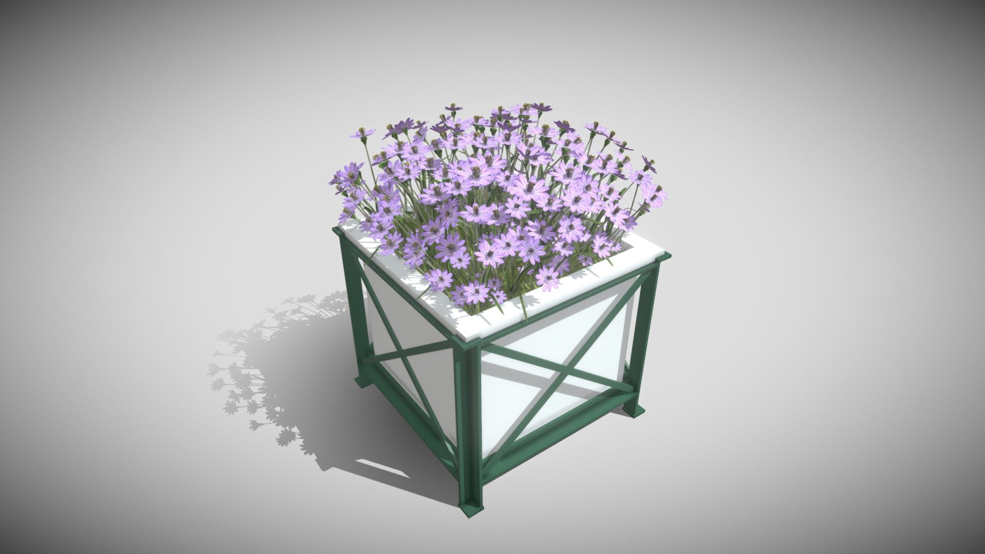 A city flower pot with violet flowers.
Out of the large flower planters collection.






Textures in 4k



Modeled and textured by 3DHaupt in Blender-2.8x - City Flower Pot Violet Flowers - Buy Royalty Free 3D model by VIS-All-3D (@VIS-All) 3d model