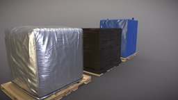 Cargo Box Pallet Stacks Pack crate, storage, pallet, wooden, packaging, warehouse, transport, forklift, airport, cardboard, shipping, distribution, cargo, box, package, manufacturing, logistic, factory, container, industrial