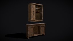 Rustic Cabinet and Drawer