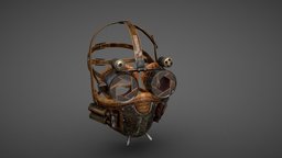 Post-apocalyptic mask unity3d, gameasset, noai