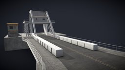 Pegasus Bridge in Normandy for Easy Red 2 ww2, shooter, normandy, gameasset, gameready, normandy-landings