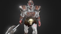 Orc game character warcraft, goblin, troll, orc, ogre, gamedev, horde, lordoftherings, charactermodel, unityassetstore, animatedcharacter, pbr-substance-painter-lowpoly, fantasycharacter, rigged-character, unity3d, low-poly, axe, gameasset, monster, gamecharacter, fantasy
