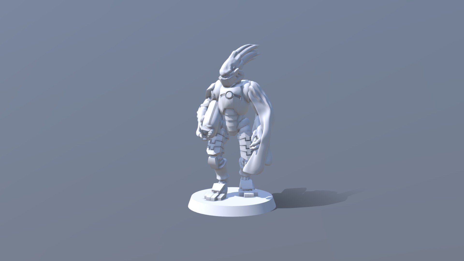 Kroot Commander - 3D model by VidovicArts (@oshjavid) 3d model