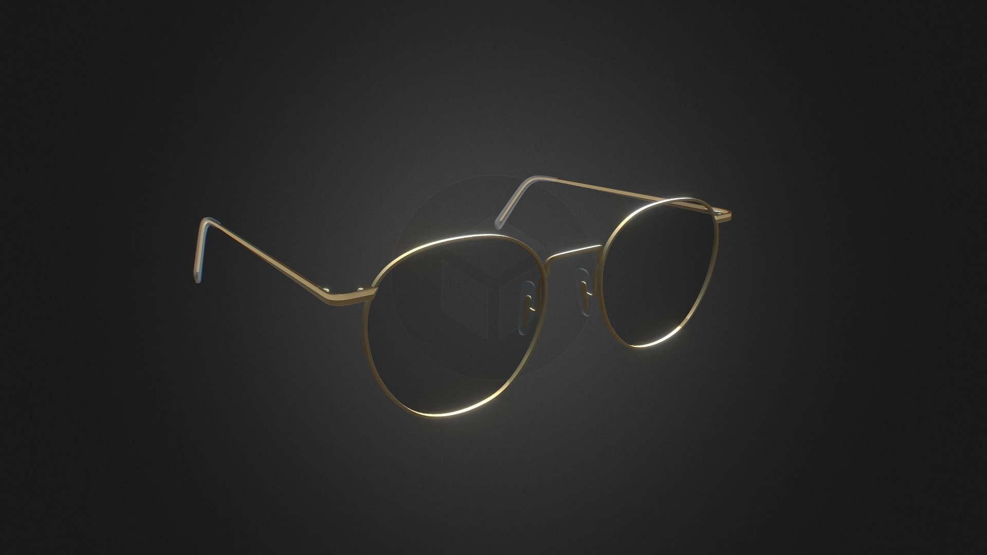 Sunglass Model - Neil Satin Gold Sunglass - Buy Royalty Free 3D model by Shoaib Ahmed (@cgdrops) 3d model