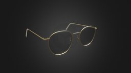 Neil Satin Gold Sunglass eye, style, fashion, optics, sun, eyes, sunglass, satin, neil-satin-gold-sunglass, glass, gold