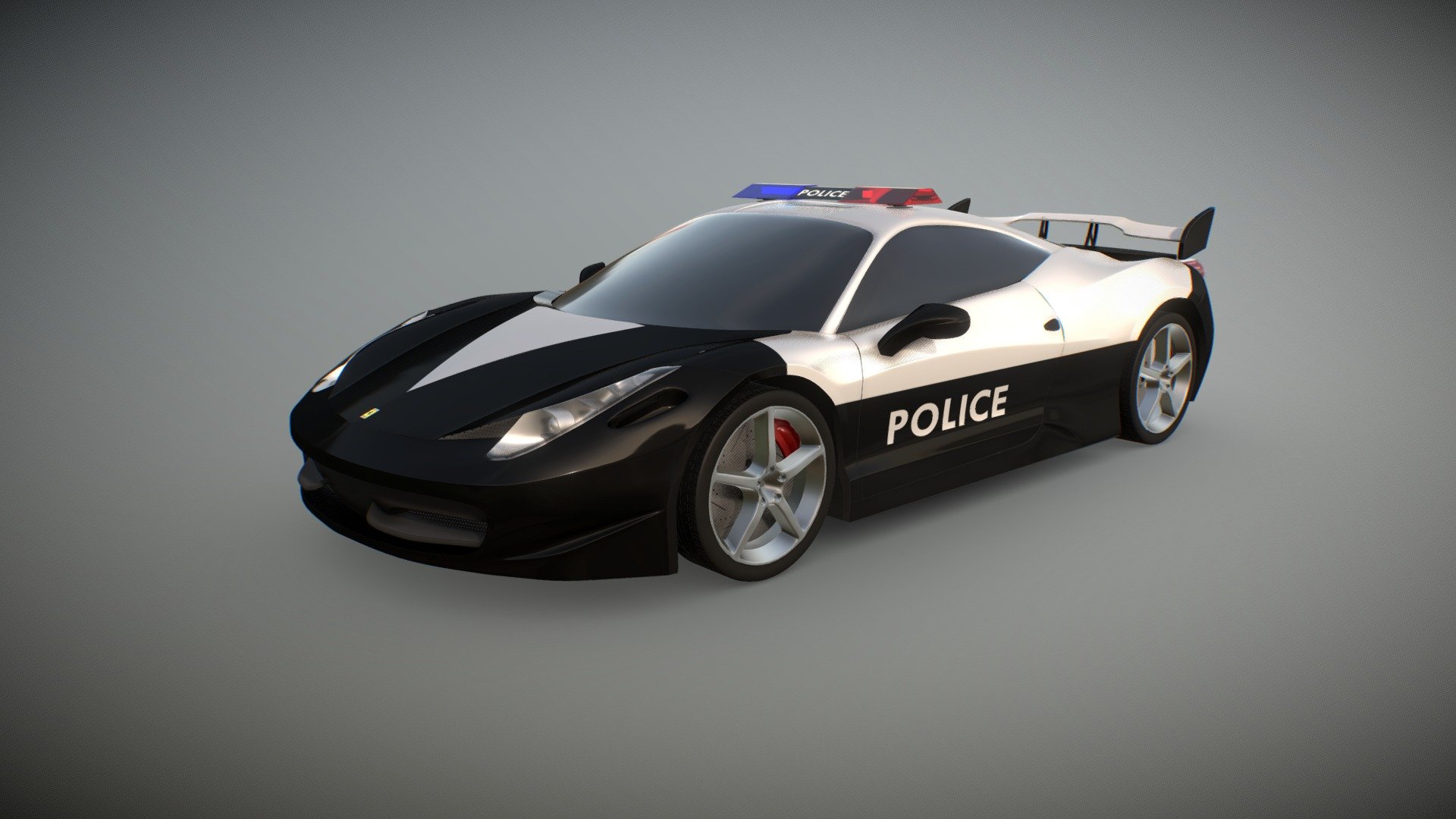 Check it out on youtube: http://www.youtube.com/watch?v=ZhLn8lK0xDA&amp;feature=youtu.be - Ferrari Italia Police - 3D model by yousufmohd 3d model
