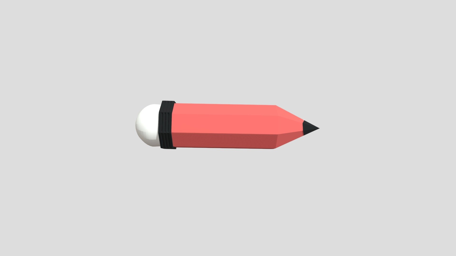 Pencil Model ready to use 3d model