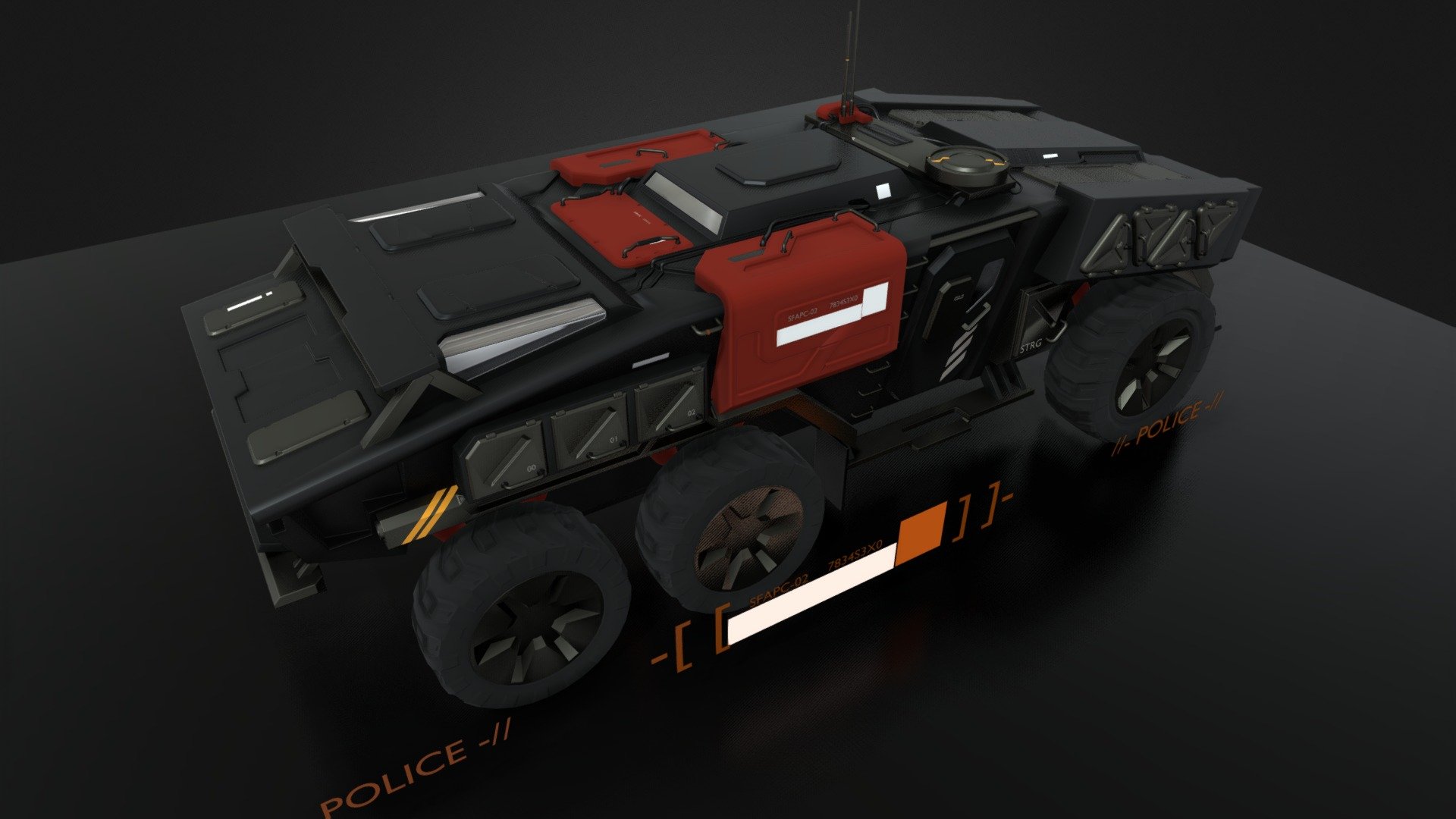 A sci fi vehicle I made for an upcomming short im working on with a few other artists 3d model