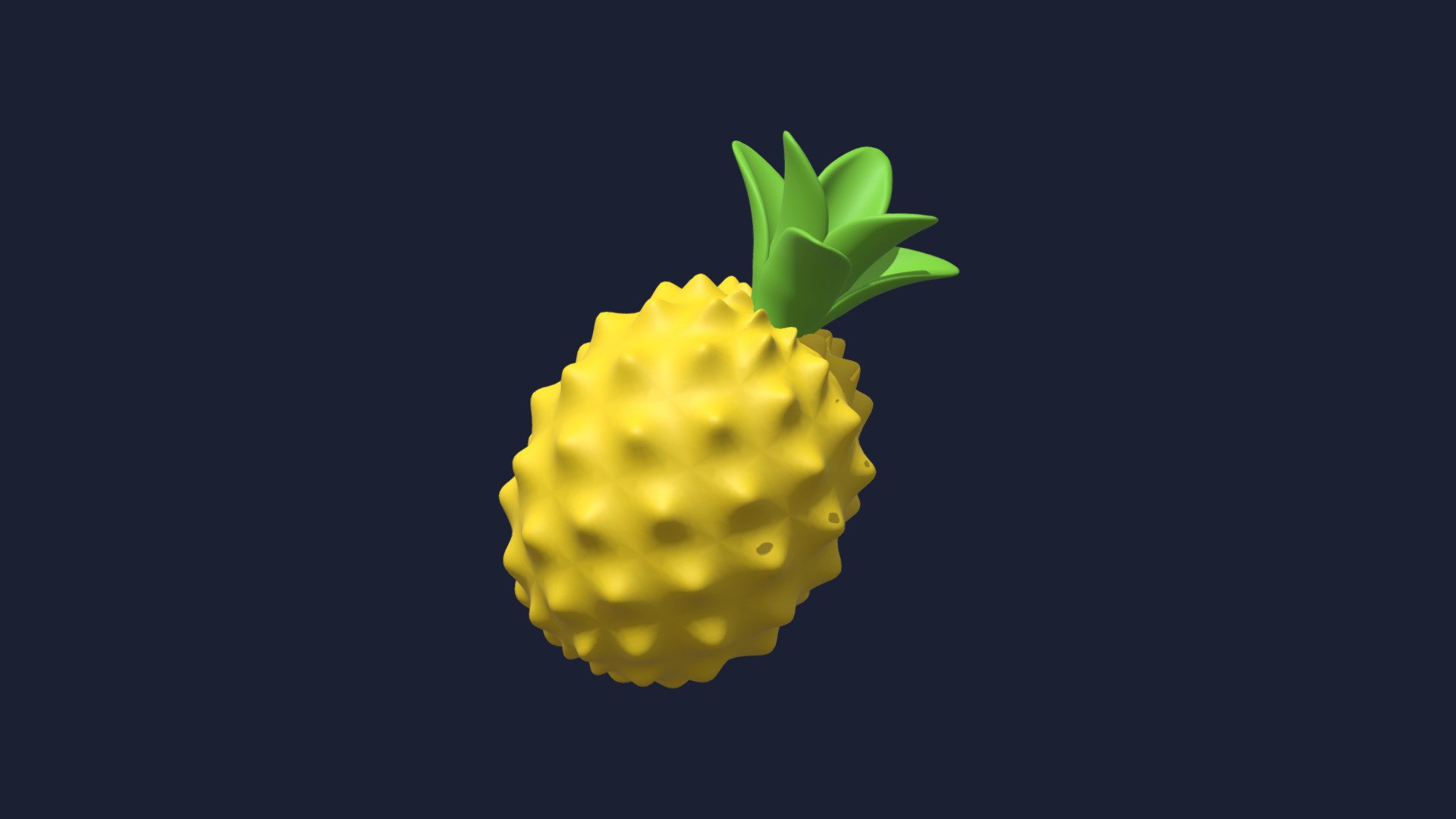 Hello everyone!

this 3d icon that i made with high poly with basic color as material this file come with 3 format: Blend (Original), glTF and PNG File

hope you like it! - Pinapple Icon - Buy Royalty Free 3D model by arc.jabbar (@arc_jabbar_) 3d model