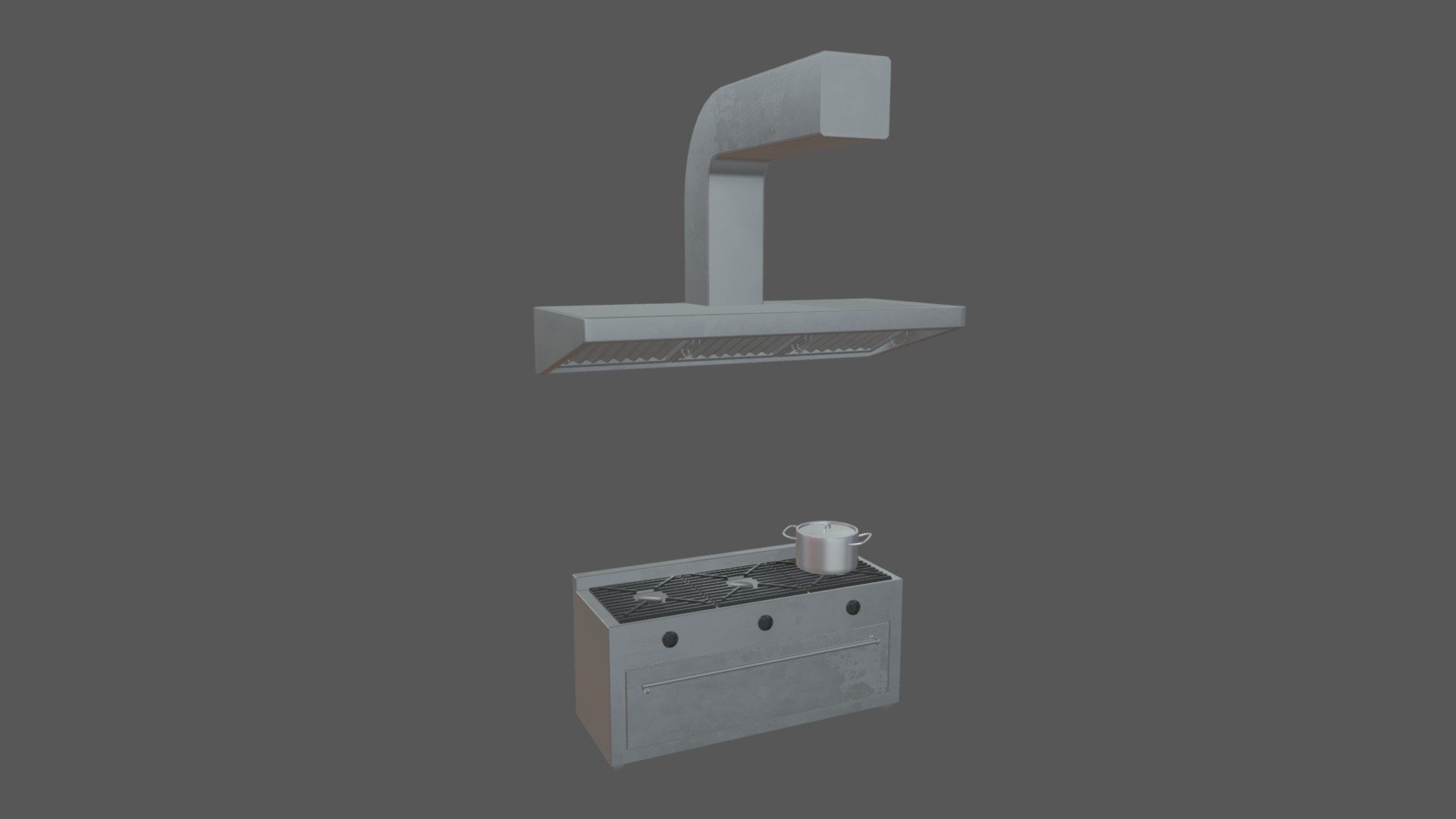 This model contains a Cookware Set 02 from a pack based on a kitchen which i modeled in Maya 2018 and texturized in Substance Painter. These models are perfect to create a Kitchen scene, a house, an office or whatever needed.

The model is separated in different furnitures from the same style. I will add the .obj, .fbx, .blend, .mb, .dae as well as the textures in 2 different uv’s and the Substance Painter file.

This is part of a pack of different office items and kitchen items which are published one by one. Full kitchen scene will be able on my profile, if you don’t finde it contact me.

If you need any kind of help contact me, i will help you with everything i can. If you like the model please give me some feedback, I would appreciate it.

If you experience any kind of difficulties, be sure to contact me and i will help you. Sincerely Yours, ViperJr3D - Cookware Set 02 - Buy Royalty Free 3D model by ViperJr3D 3d model