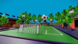 Metaverse Soccer Fanzone |PBR| VR/AR Ready